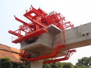 Этапа покрышки оборудования строительства моста системы ИСО9001 резинового поднимаясь