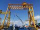 40M Span Portal Gantry Shipyard Cranes With Rigid Outrigger box girder